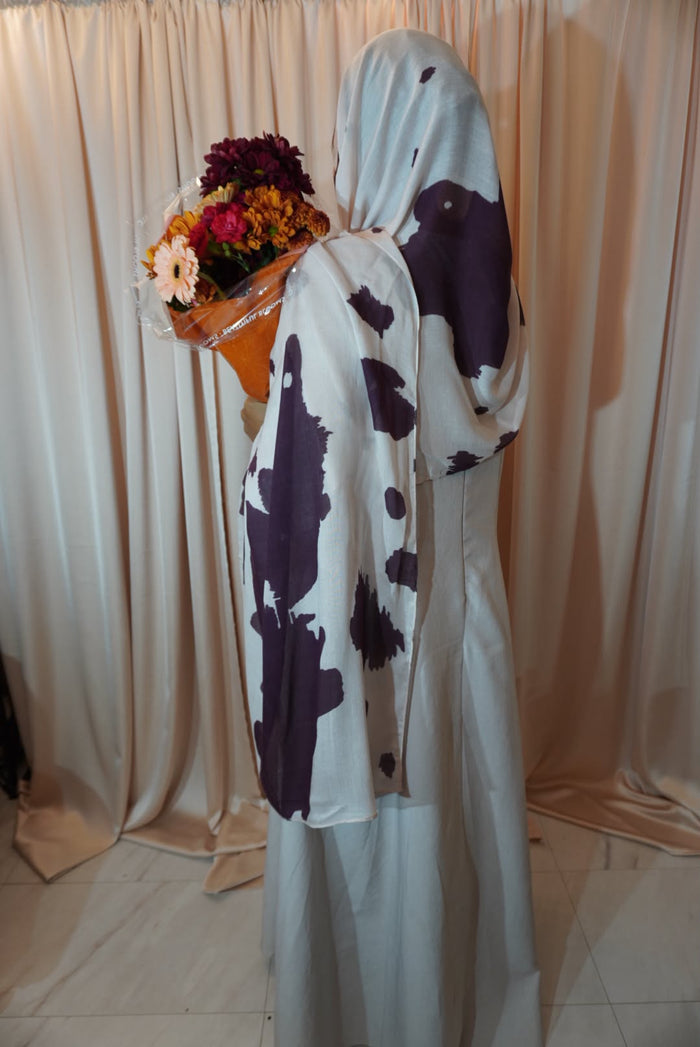 Cow Print Modal Hijab