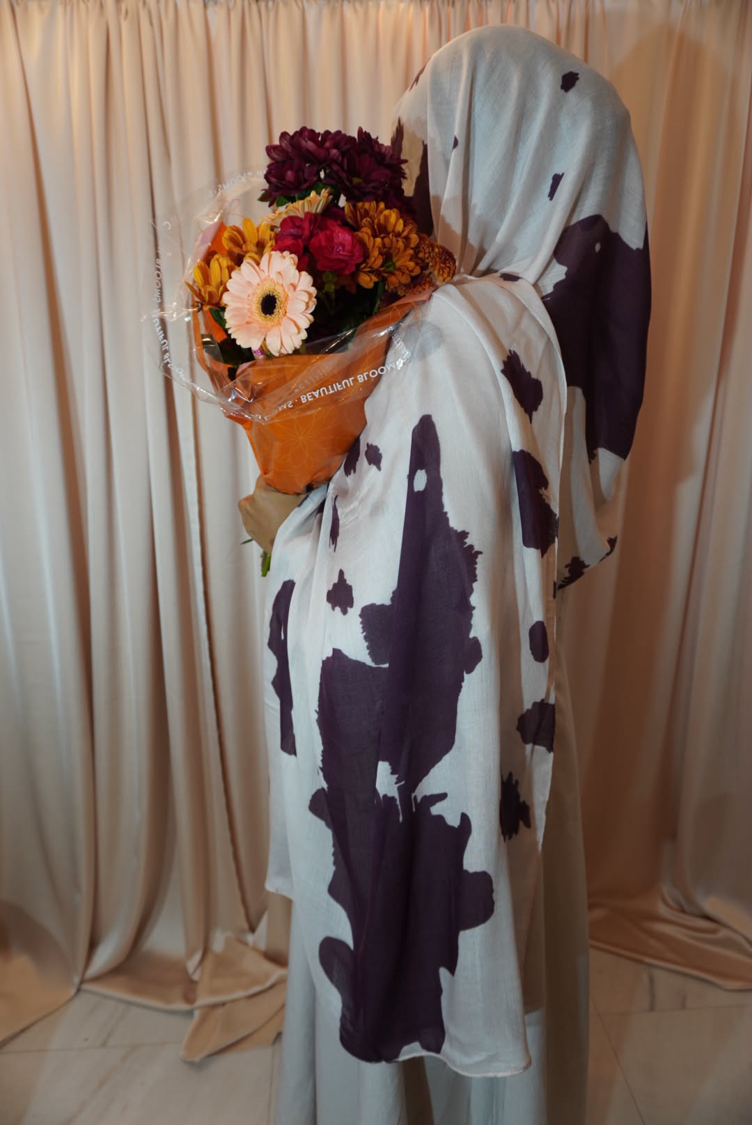 Cow Print Modal Hijab