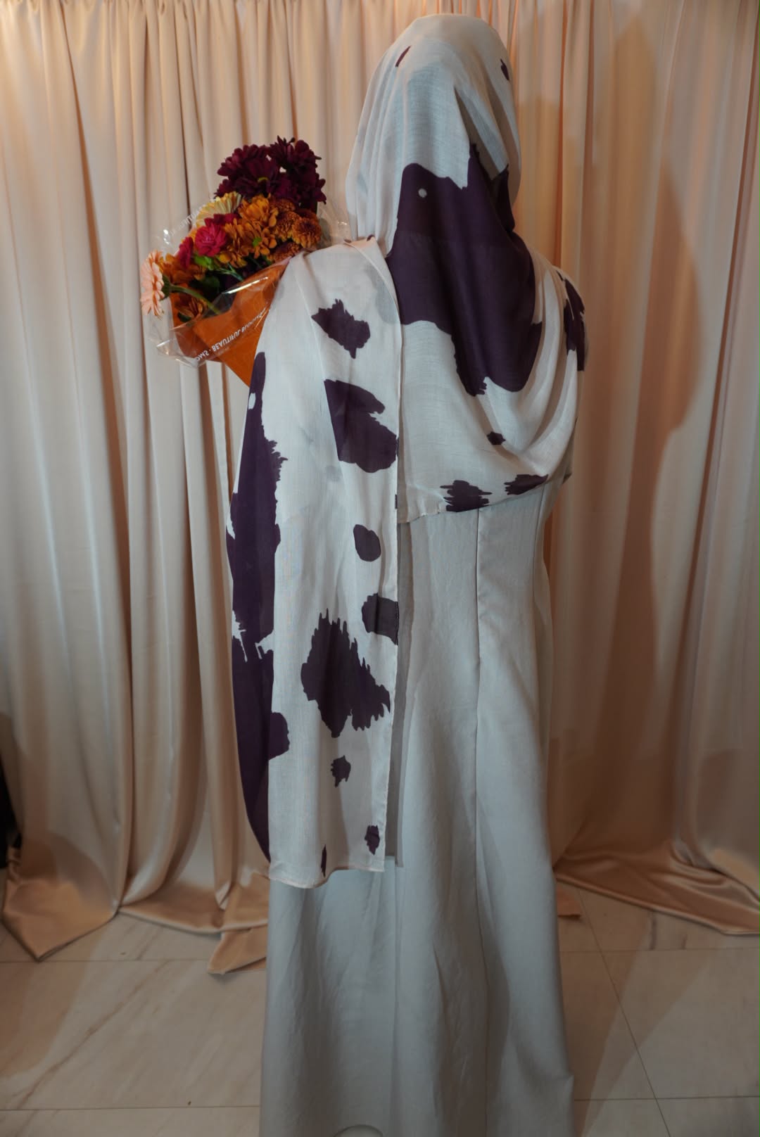 Cow Print Modal Hijab